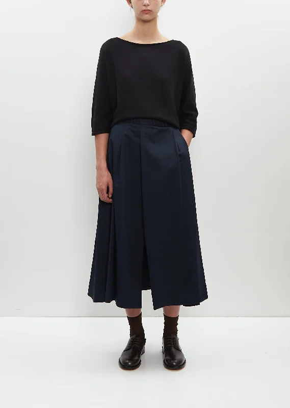 Discover Now Technical Cotton Celebrate Flare Skirt — Moon Night