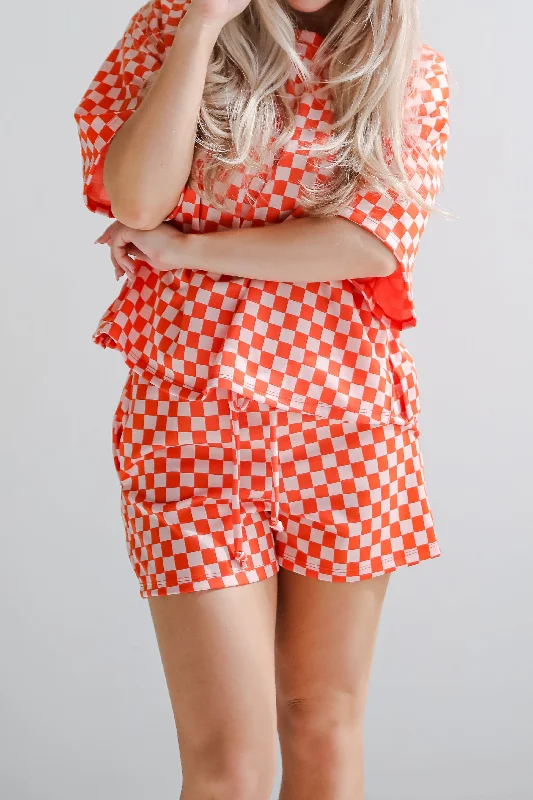 Quality Driven Apparel Give It All You've Got Checkered Shorts