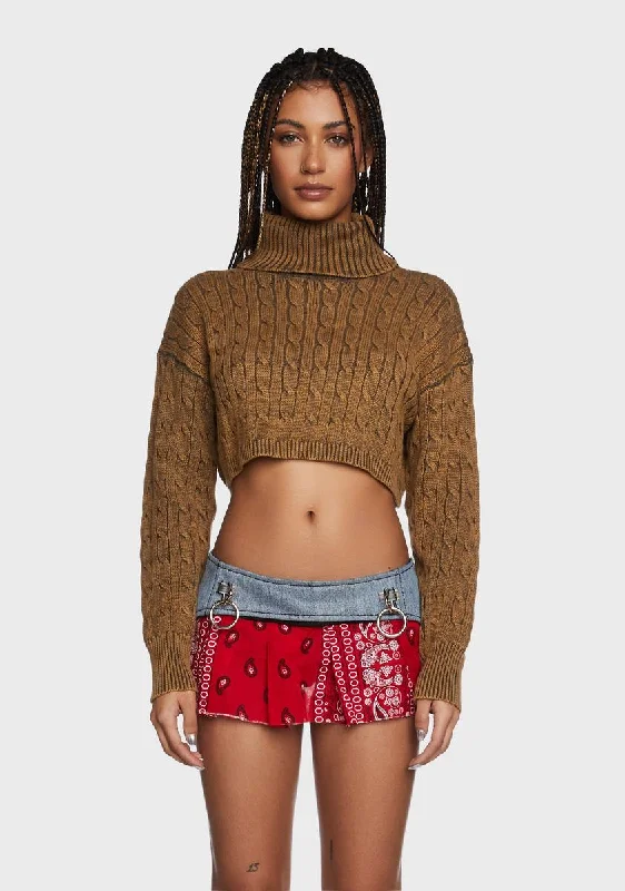 Classic Timeless Elegant Style Stop And Stare Turtleneck Sweater