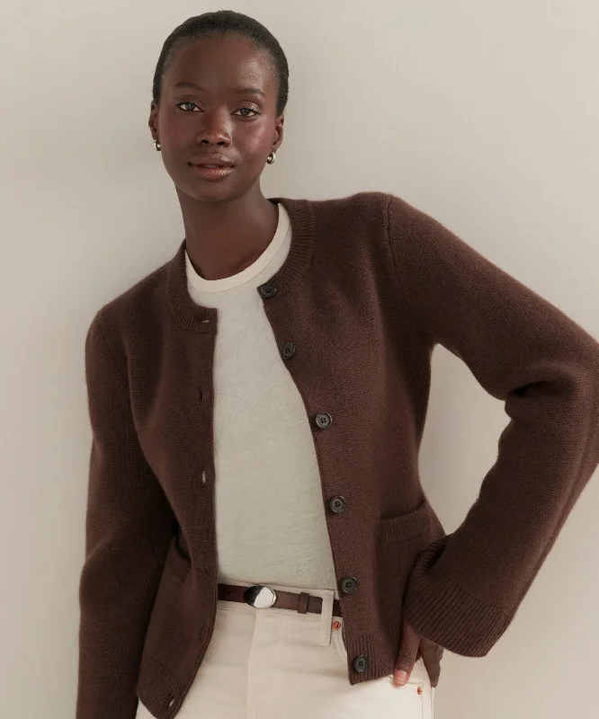 Women's Vintage-Inspired Outfit Quality Driven Apparel Cooper Cardigan