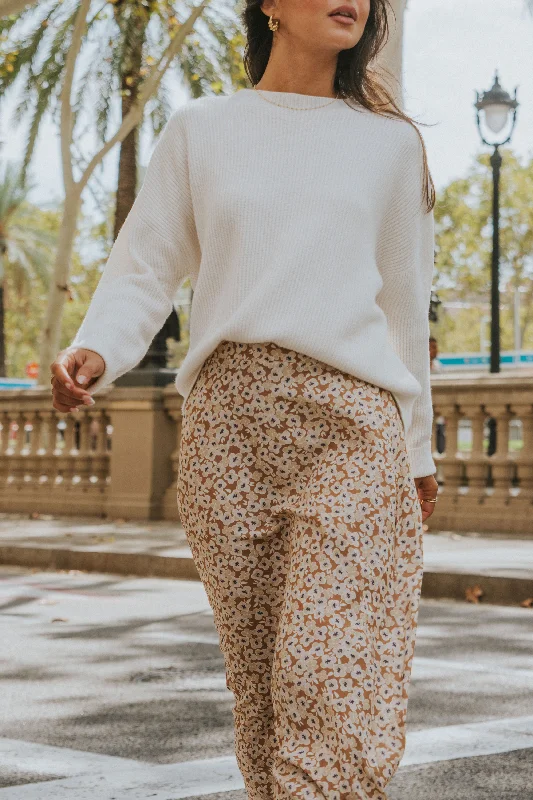 Parisian Effortless Chic Style CARLA SKIRT // OCHRE FLOWERS