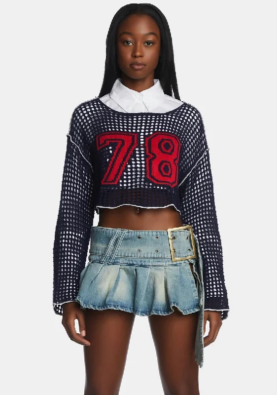 Fashion For Every Occasion 78th St Cropped Knit Sweater