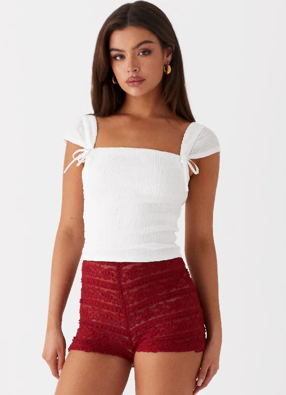 Shop Sale Items Desert Isle Mini Shorts - Red