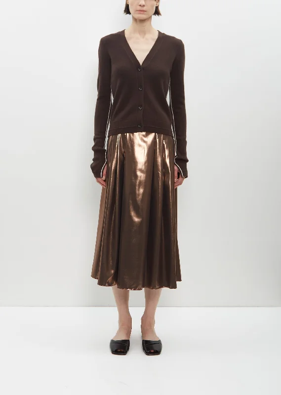 Luxury Fashion Pleat Front Full Skirt