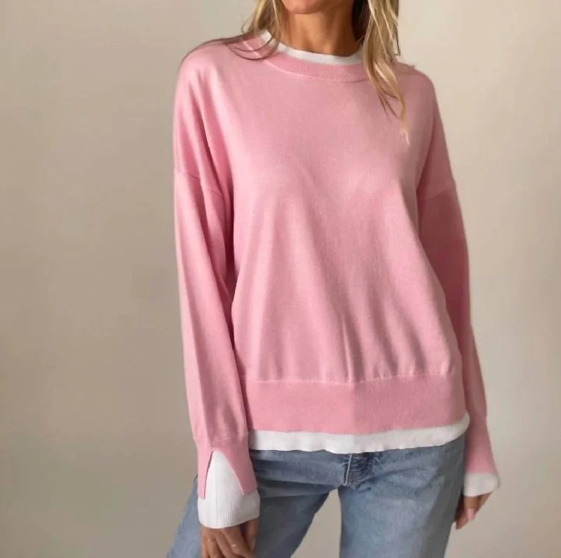 Seasonal Trend Claire Sweater In Pink