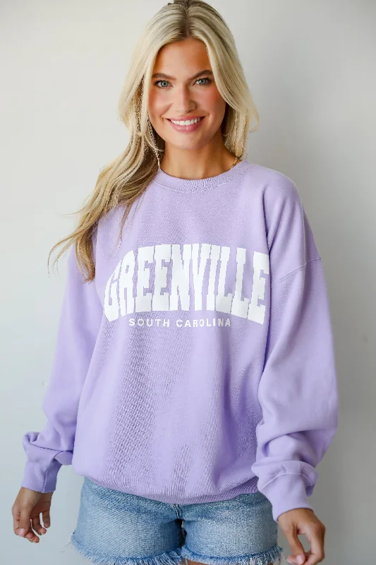 Holiday Glam Lavender Greenville South Carolina Sweatshirt