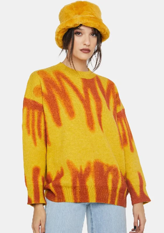 Elegant Styles Point Of View Sweater