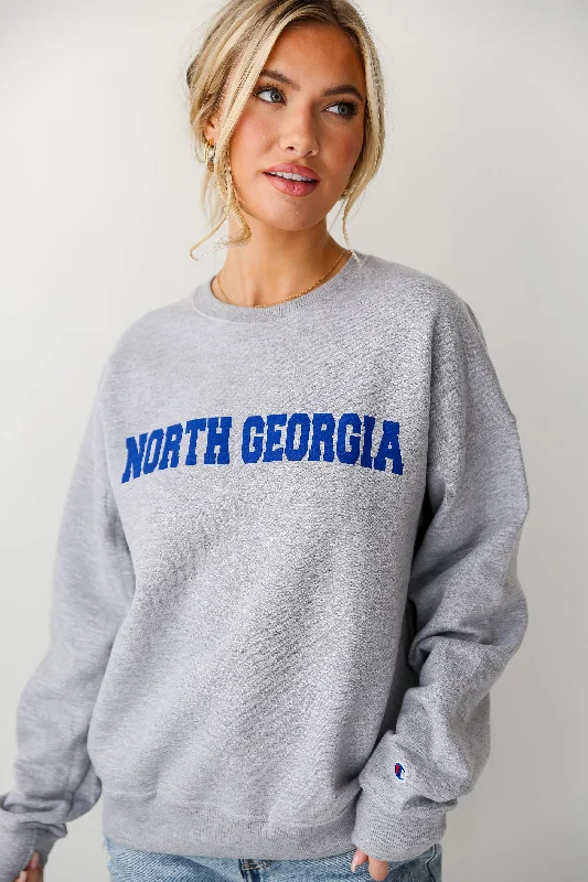 Budget-Friendly Fashion Heather Grey North Georgia Sweatshirt