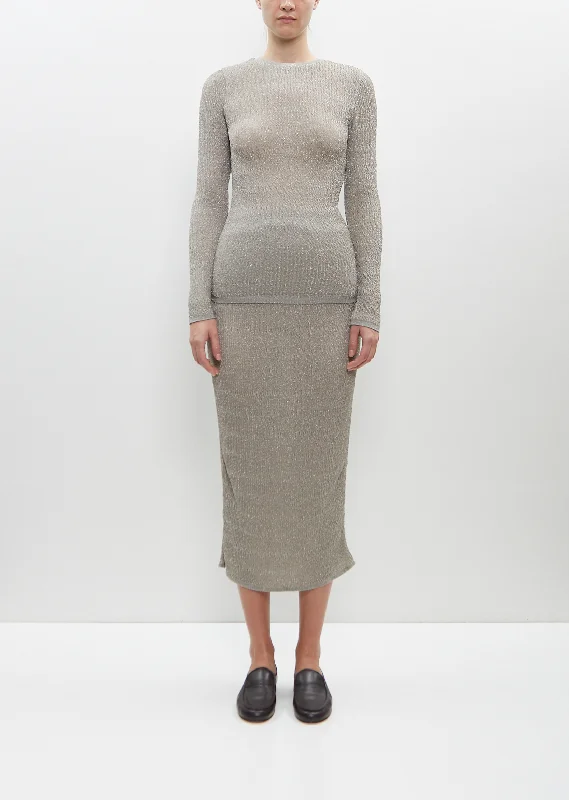Forward Trendsetter Lurex Tube Skirt