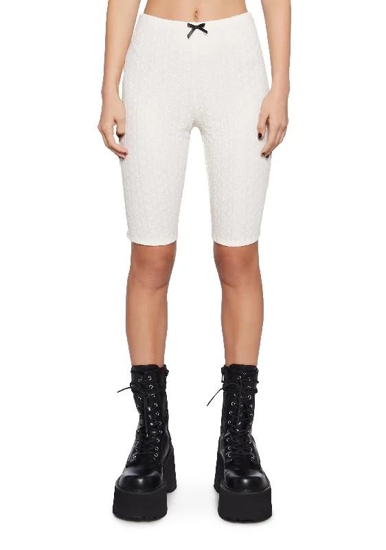 Limited Stock, Big Discounts Best Bet Pointelle Biker Shorts