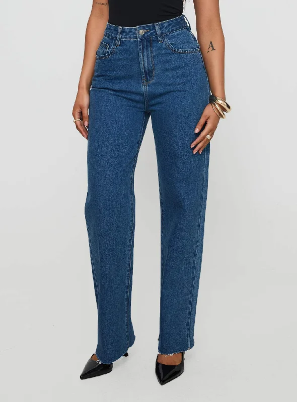 Trendy Pulse Kalinda Denim Jeans Mid Blue