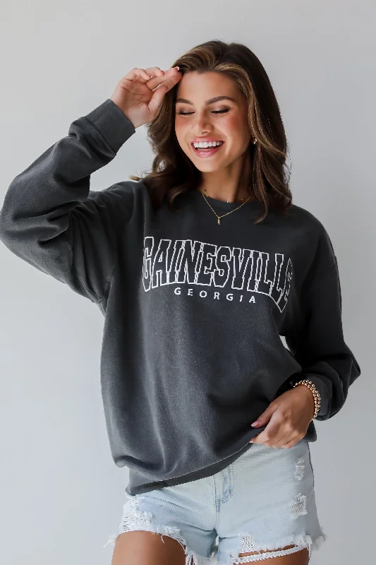 Refined Simplicity Charcoal Gainesville Georgia Sweatshirt