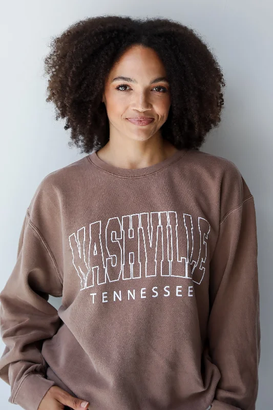 Romantic Flair Brown Nashville Tennessee Sweatshirt