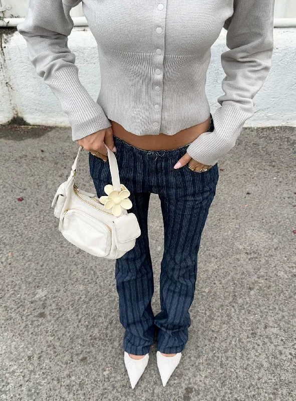 Best Sellers Charismatic Jean Dark Pinstripe