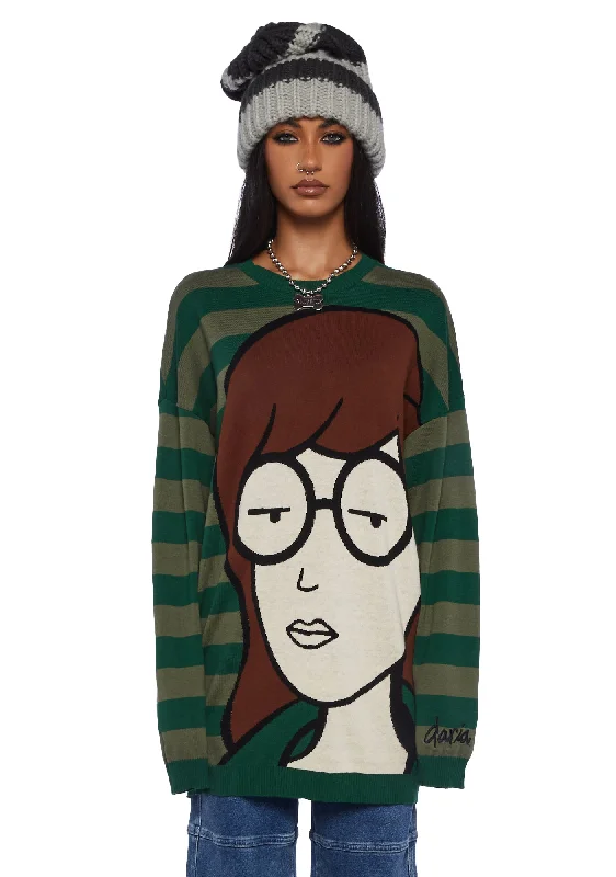 Urban Femme Streetwear Nerdy Rebel Oversized Sweater