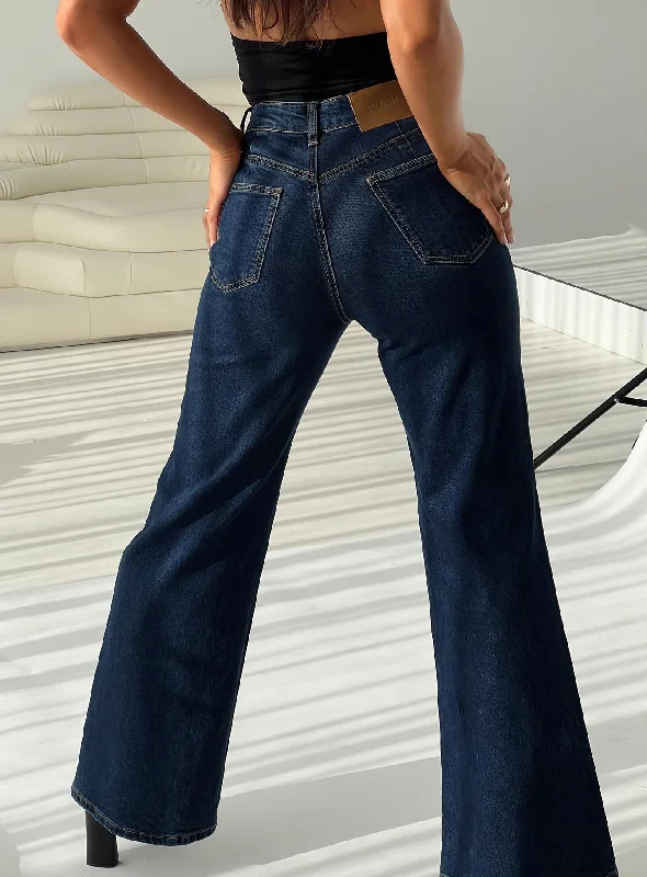 Flash Sale Starts Thearlie High Flare Jean Dark Wash