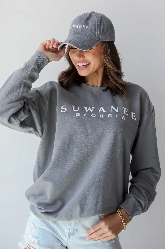 Summer Fashion Grey Suwanee Georgia Sweatshirt