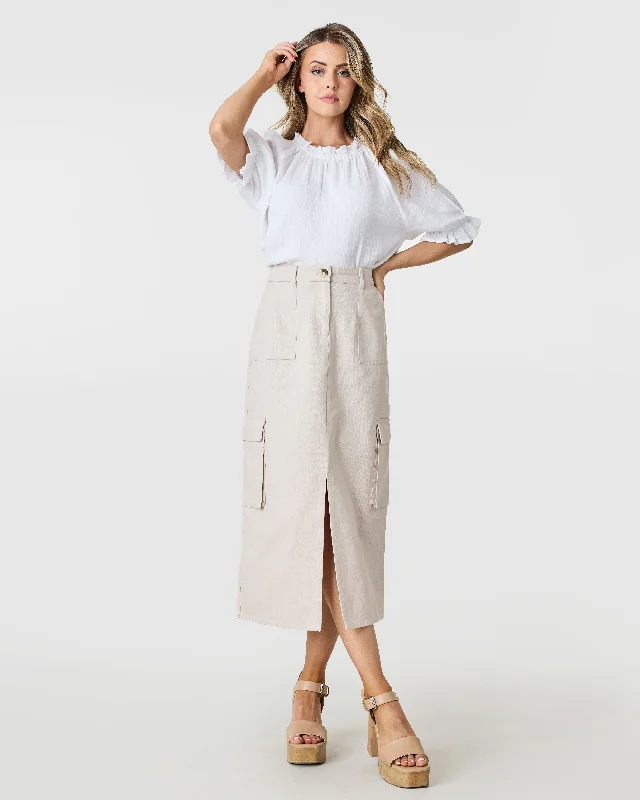 Elegant Contour Chrissy Cargo Skirt