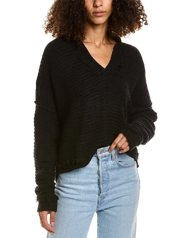 Quality Driven Apparel Vintage Havana Ribbed Polo Sweater
