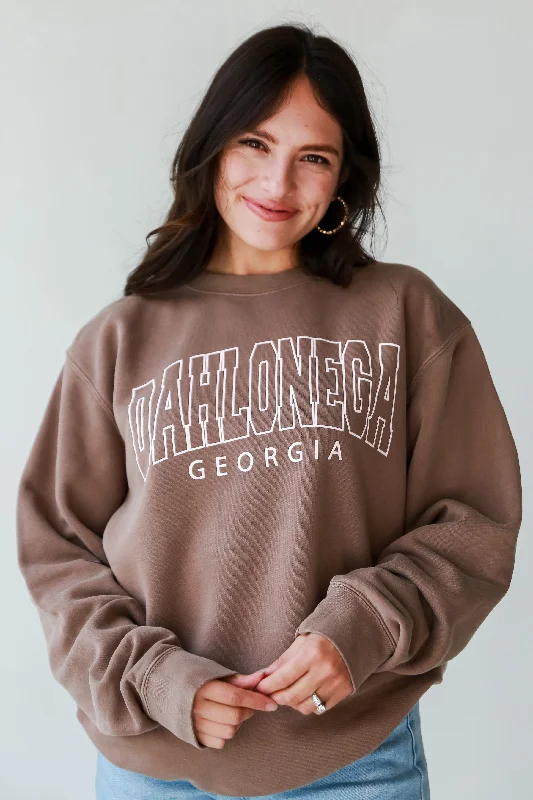 Limited Time Deal Brown Dahlonega Georgia Sweatshirt