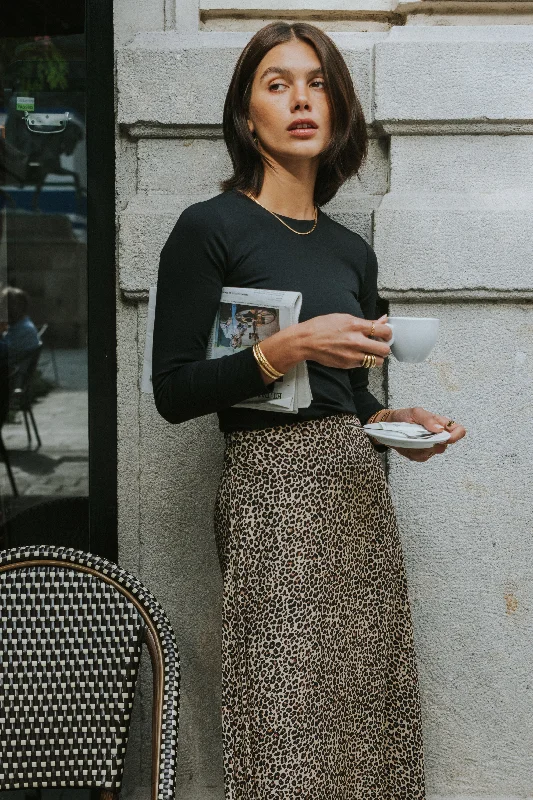 Fashion Sale CARLA SKIRT // BEIGE PRINT