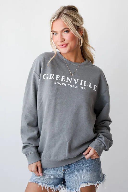 Unbeatable Prices Light Grey Greenville South Carolina Sweatshirt