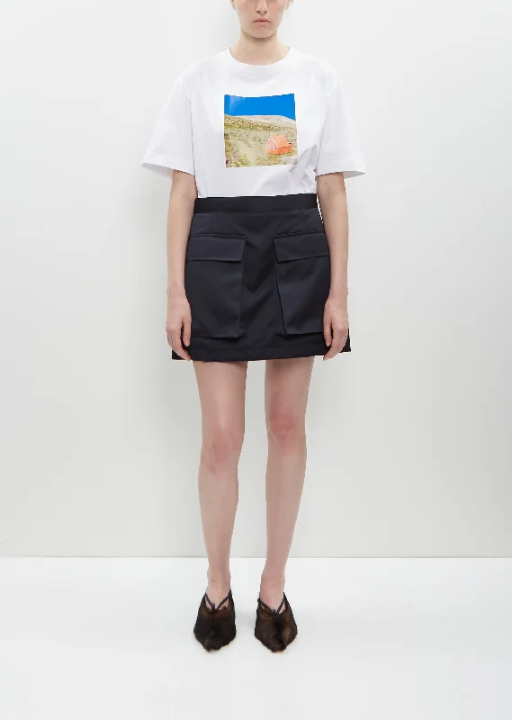 Elegant Styles Pocket Mini Skirt