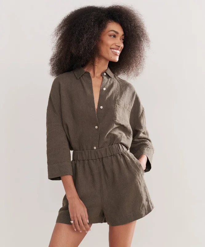 Elegant Ensemble Linen Logan Short