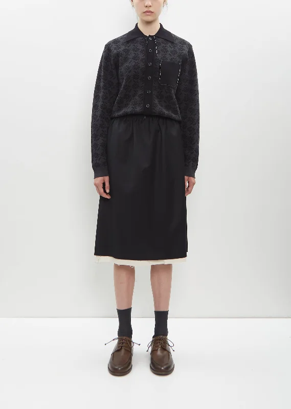 Quality Driven Apparel Cut Cocktain Skirt