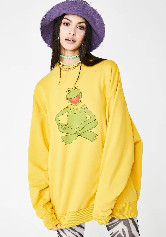 Style Without Limits The Muppets Kermit Oversize Sweater
