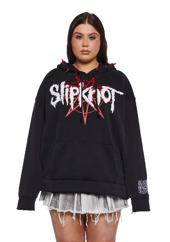 Women's Office Outfit Chic Style, Always In Vogue Plus Come Play Dying Graphic Hoodie