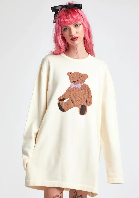 Wardrobe Essentials On Cloud Fine Oversized Intarsia Sweater