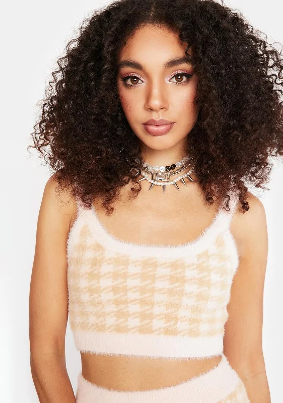 Luxury Fashion Cher Crop Tank Sweater