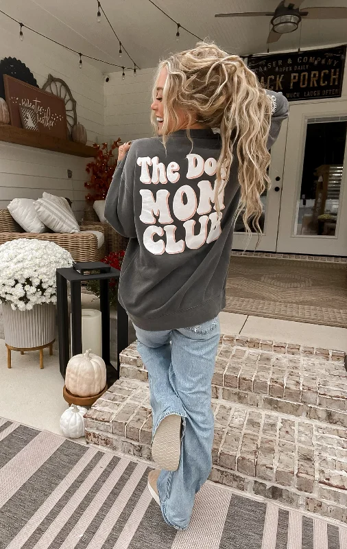 Trend Alert Charcoal The Dog Mom Club Sweatshirt