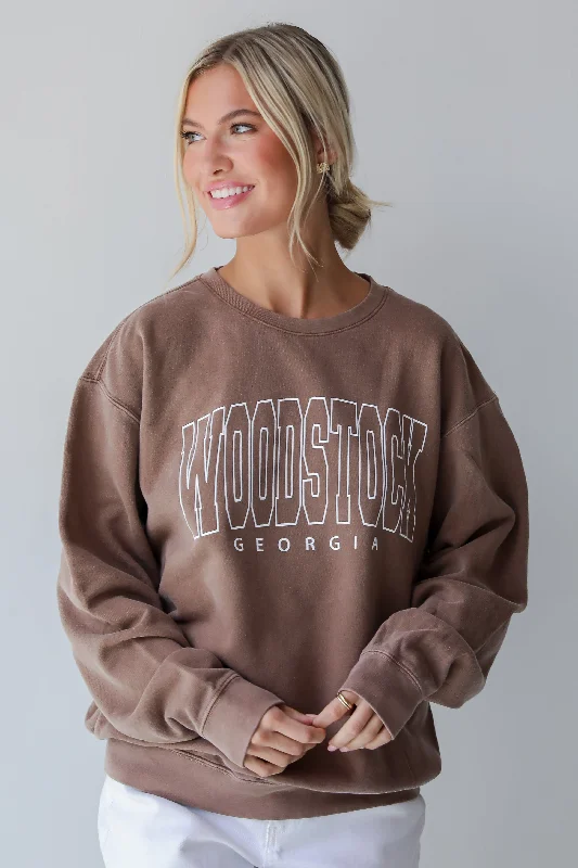 Must-Have Styles Brown Woodstock Georgia Sweatshirt