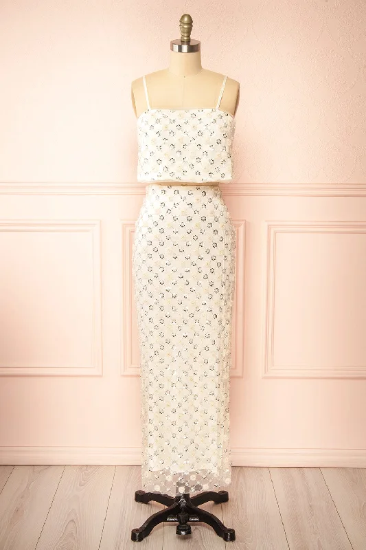 Forward Trendsetter Set Bree | Sparkling Crop Top & Pencil Skirt