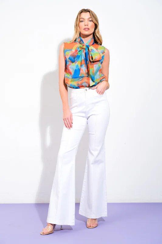 Step Up Your Style For Less ALWAYS CELEBRATING WOVEN TOP