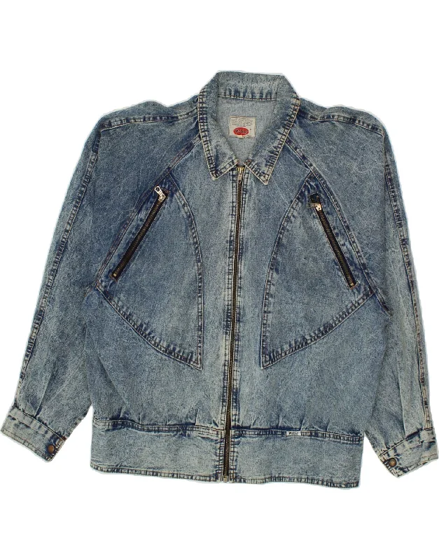Clothes Of Woman WITBOY Womens Oversized Denim Jacket UK 18 XL Blue Cotton