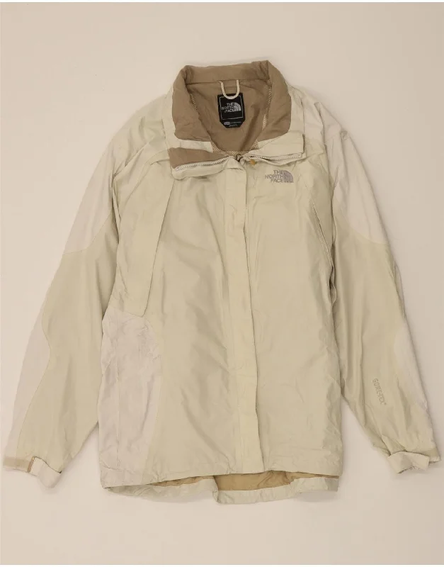 Casual Clothes For Women THE NORTH FACE Womens Rain Jacket UK 18 XL Off White Polyester Casual Clothes For Women THE NORTH FACE Womens Rain Jacket UK 18 XL Off White Polyester
