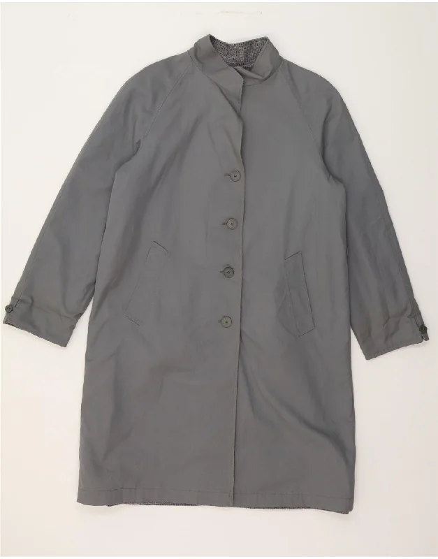 Women's Outfit For The Office VINTAGE Womens Reversible Overcoat IT 48 XL Grey Polyester Women's Outfit For The Office VINTAGE Womens Reversible Overcoat IT 48 XL Grey Polyester