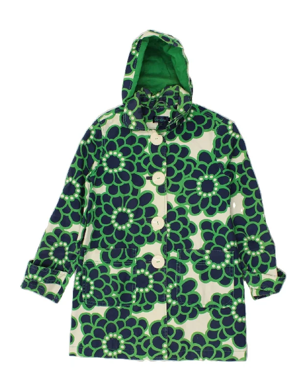 Charming Women's Clothes For Special Events BODEN Womens Hooded Overcoat UK 14 Large Green Floral Cotton Charming Women's Clothes For Special Events BODEN Womens Hooded Overcoat UK 14 Large Green Floral Cotton