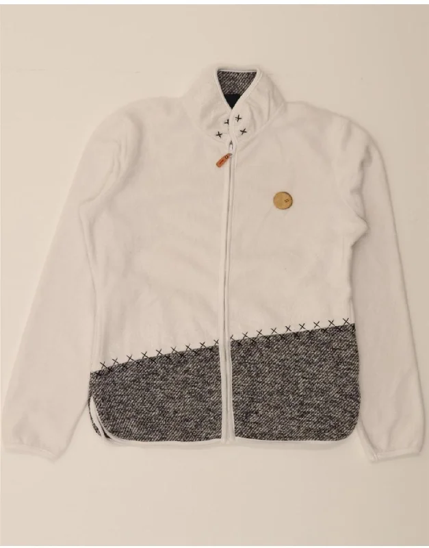 Sale Clothes Online ALPENPLUS Womens Fleece Jacket UK 16 Large White Colourblock Polyester Sale Clothes Online ALPENPLUS Womens Fleece Jacket UK 16 Large White Colourblock Polyester