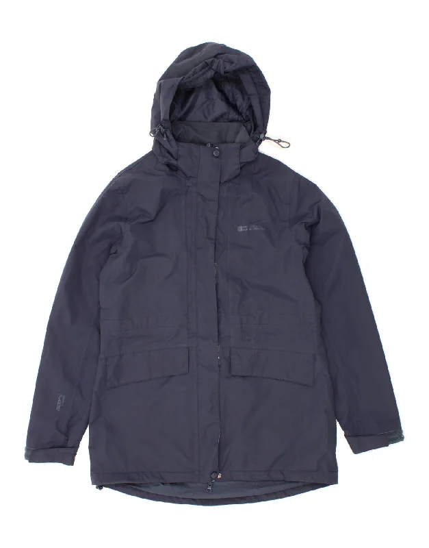 Vintage Fashion MOUNTAIN WAREHOUSE Womens Windbreaker Jacket UK 12 Medium  Navy Blue