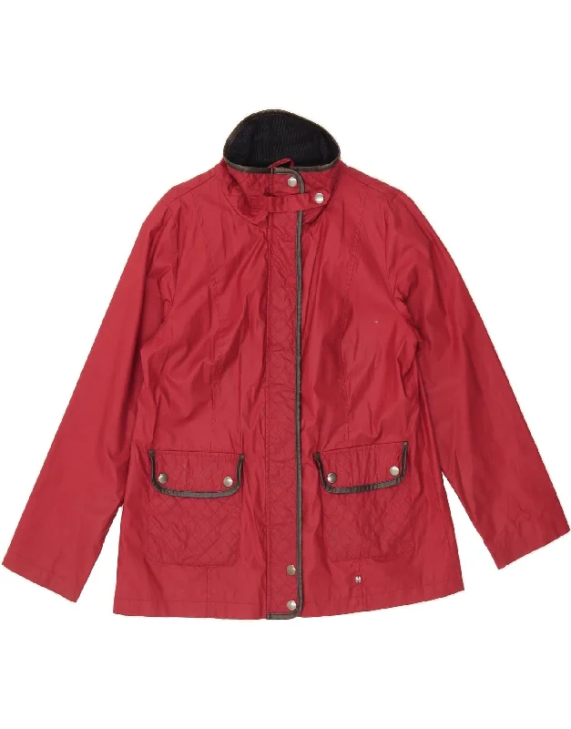 Women's Functional Outfit For Outdoor Activities PACO BOUTIQUE Womens Utility Jacket UK 16 Large Red Cotton Women's Functional Outfit For Outdoor Activities PACO BOUTIQUE Womens Utility Jacket UK 16 Large Red Cotton