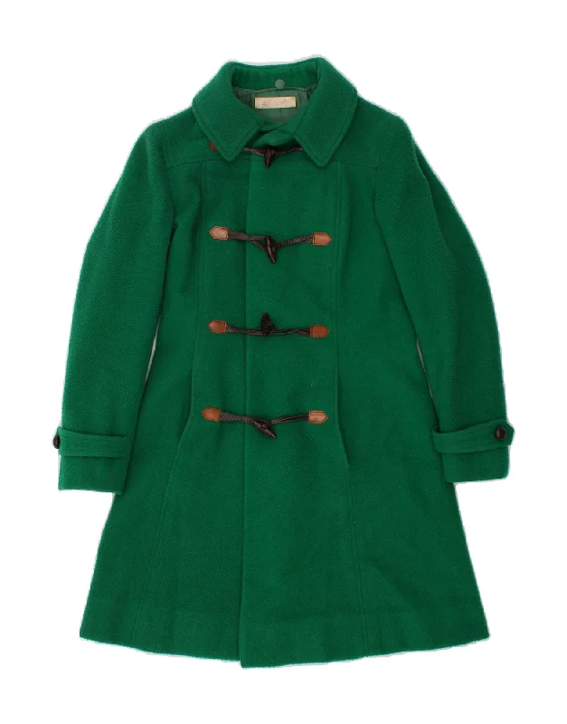 Women's Clothing For Holiday Travel VINTAGE Womens Duffle Coat UK 10 Small Green