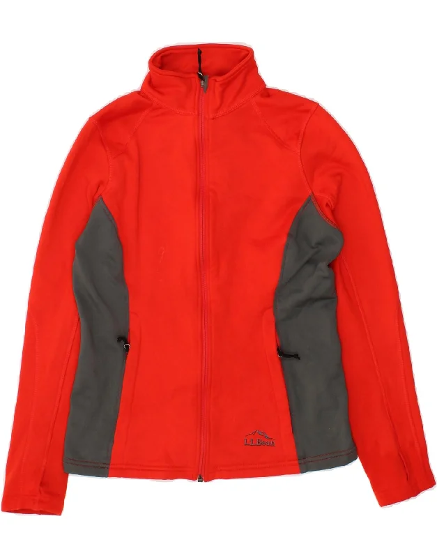 High-End Women's Apparel L.L.BEAN Womens Oversized Bomber Jacket UK 6 XS Red Polyester High-End Women's Apparel L.L.BEAN Womens Oversized Bomber Jacket UK 6 XS Red Polyester