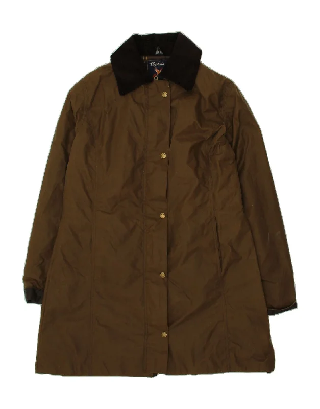 Women's Wedding Apparel RYDALE Womens Waxed Cotton Jacket UK 14 Medium  Brown Cotton