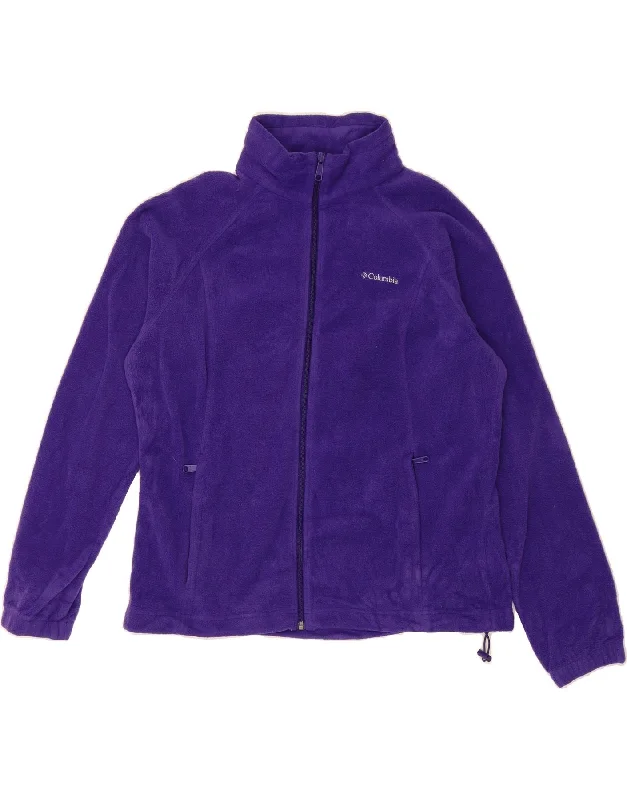 Latest Fashion for Women COLUMBIA Womens Fleece Jacket UK 18 XL Purple Polyester