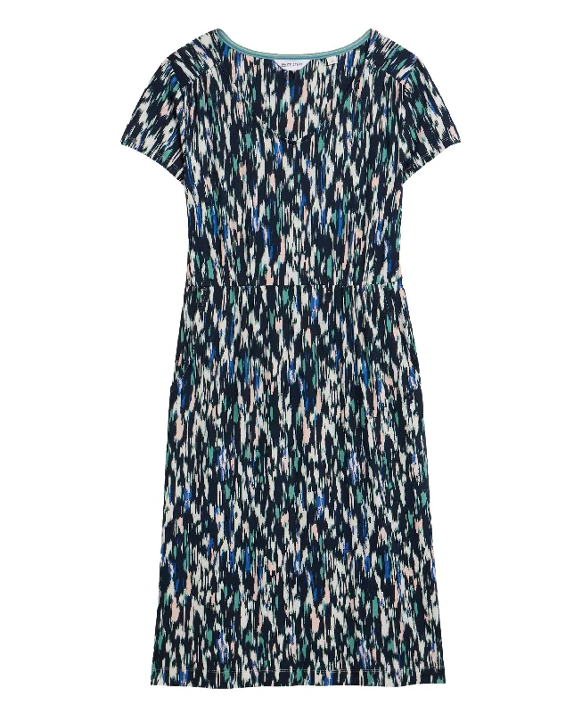 Women's Clothes Online Shopping Tallie Eco Vero Jersey Dress - Navy Multi