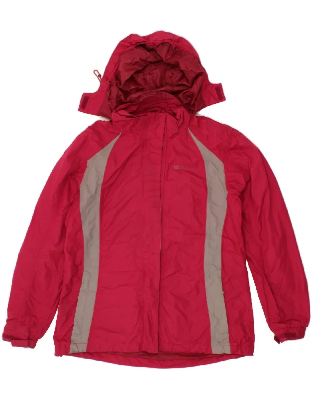 Women's Sporty Chic Clothes MOUNTAIN WAREHOUSE Womens Windbreaker Jacket UK 16 Large  Pink Colourblock